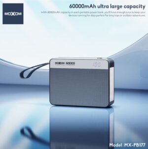 MOXOM 60000MAH LCD POWER BANK MX-PB177