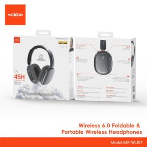 MOXOM FOLDABLE WIRELESS HEADPHONES MX-WL107