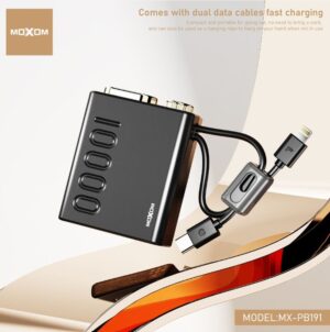 MOXOM MINI 10000MAH FAST CHARGING POWER BANK MX-PB191