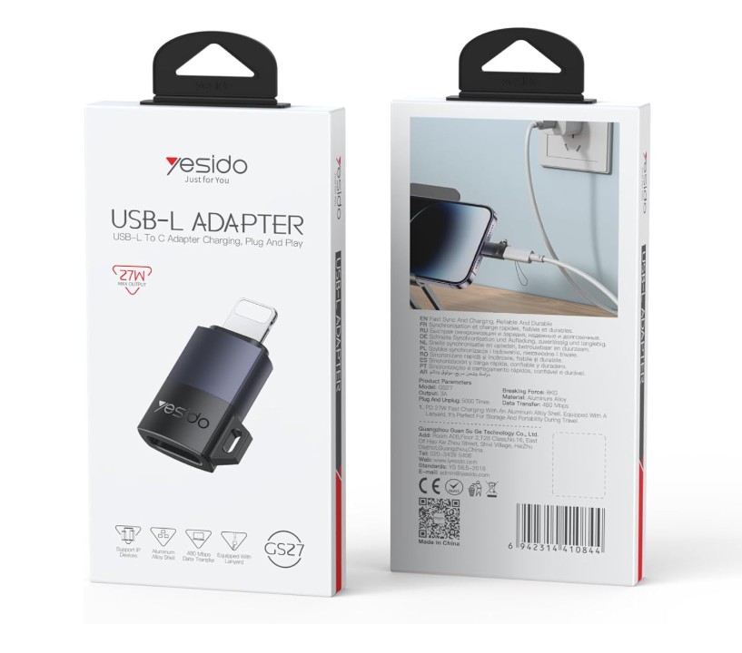 YESIDO OTG ADAPTER GS27