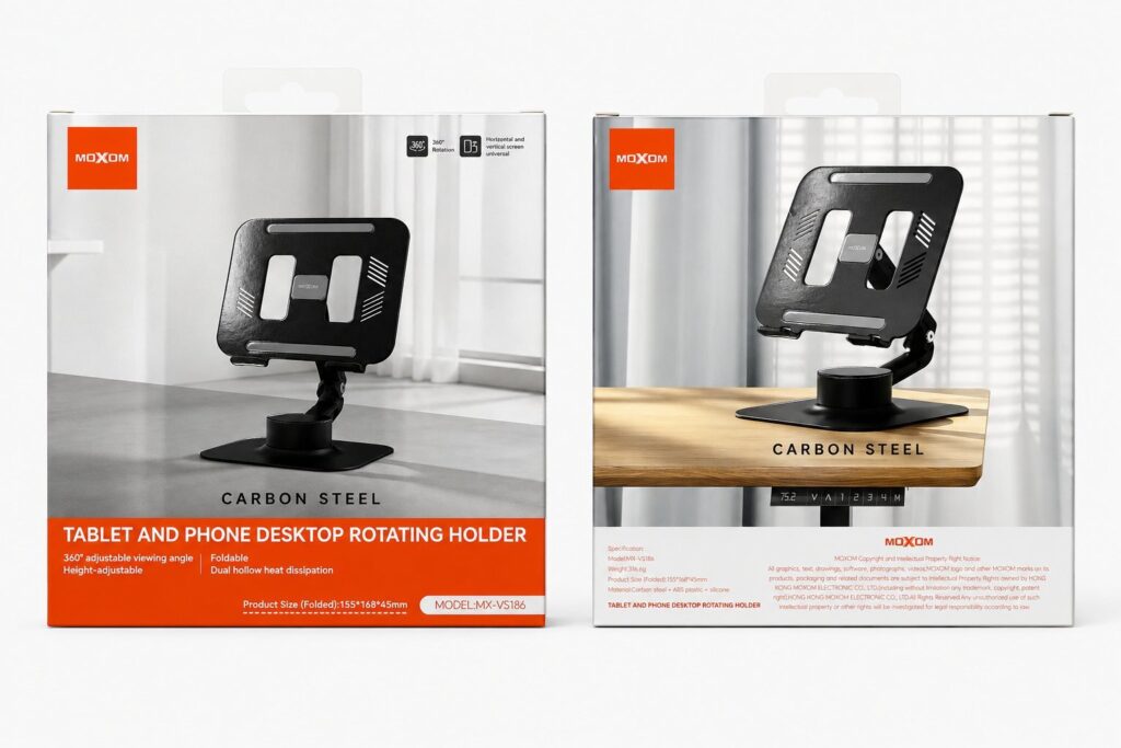 MOXOM TABLET AND PHONE DESKTOP HOLDER MX-VS186