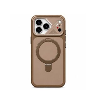 BROWN MAGSAFE RING STAND WITH CAMERA DESIGN - iPhone