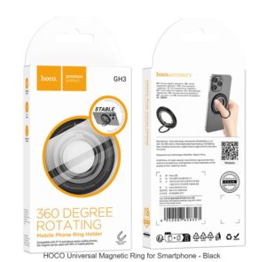 HOCO GH3 ENJOY 360-DEGREE ROTATING MAGNETIC MOBILE PHONE RING HOLDER