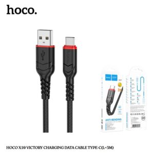 HOCO X59 VICTORY CHARGING DATA CABLE TYPE-C(L=3M)