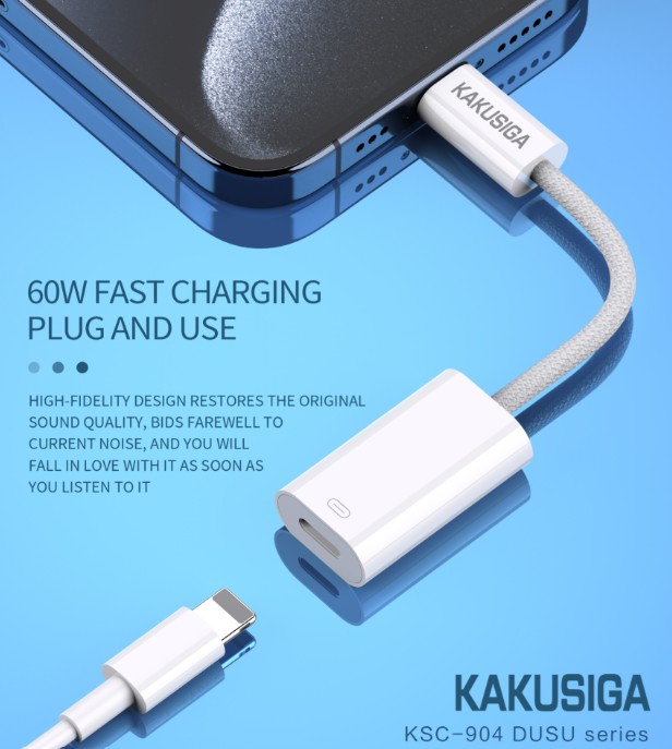 KAKU KSC-904 TYPE-C TO LIGHTNING CONVERTER - Image 2