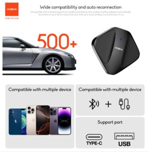MOXOM MX-CL08 WIRELESS CARPLAY ADAPTER