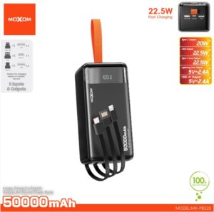 MOXOM MX-PB228 50000MAH 22.5W POWER BANK
