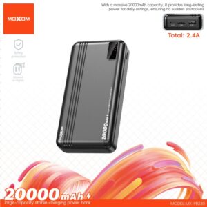 MOXOM MX-PB230 20000MAH 2.4A POWER BANK