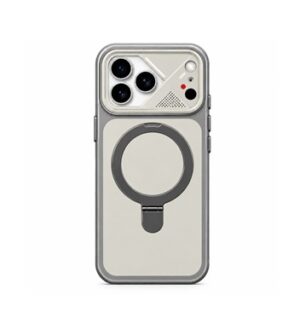 WHITE MAGSAFE RING STAND WITH CAMERA DESIGN - iPhone