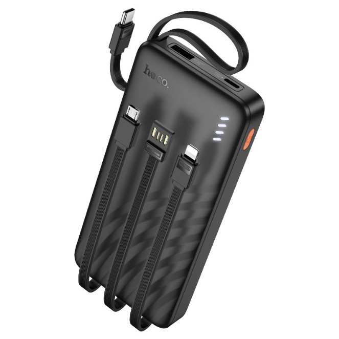 HOCO J146 NIGHT TIDE POWER BANK WITH 4 CABLES (10000MAH) - Image 2