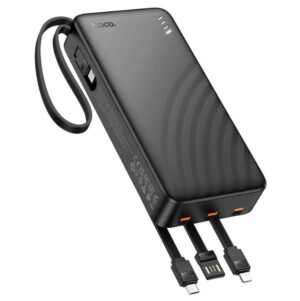 HOCO J146A NIGHT TIDE POWER BANK WITH 4 CABLES (20000MAH)